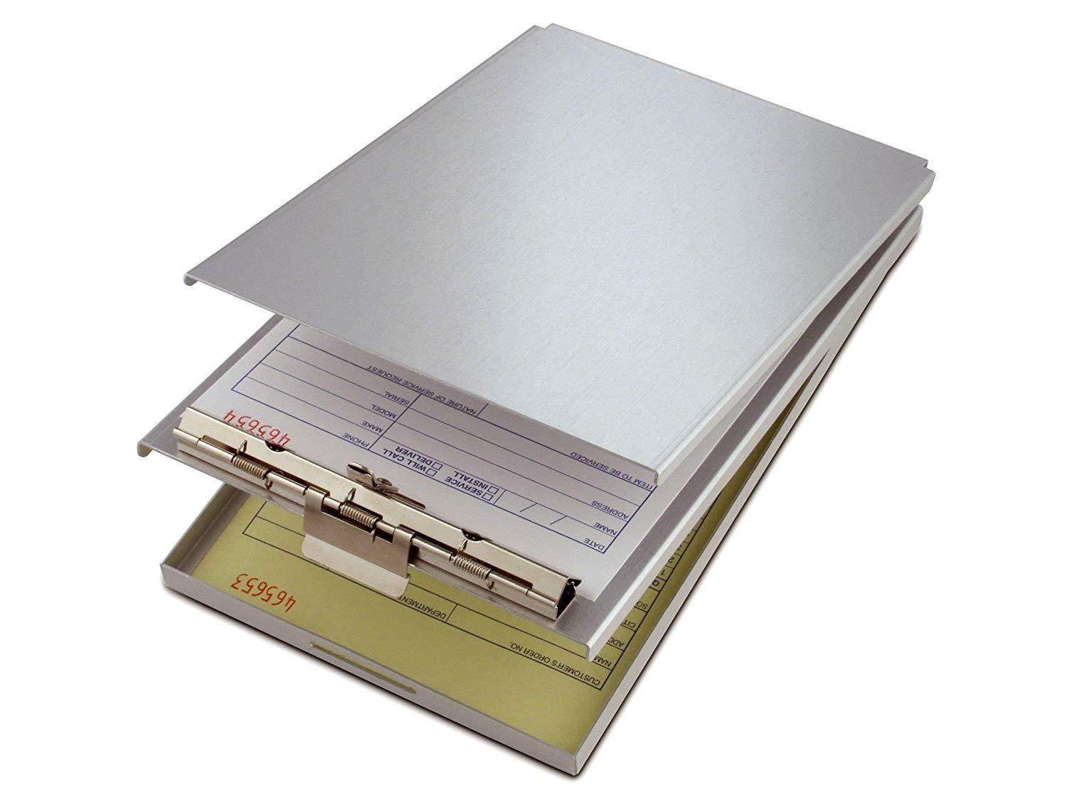 Saunders Recycled Aluminum A-Holder Form Holder, Memo Size, 5.75 x 9.5-Inches (10007)