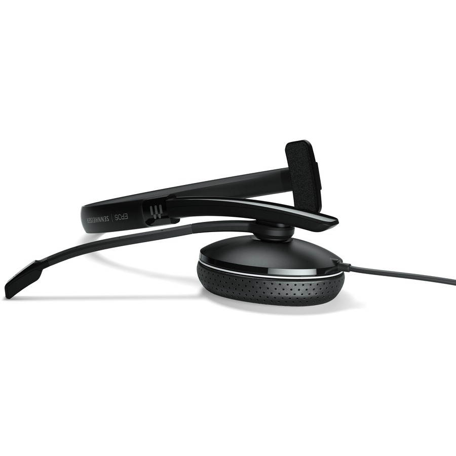 EPOS | SENNHEISER ADAPT 135 II Headset - Stereo - Mini-phone (3.5mm) - Wired - 20 Hz - 20 kHz - On-ear - Monaural - 3.67 ft Cable - Noise Canceling - Black