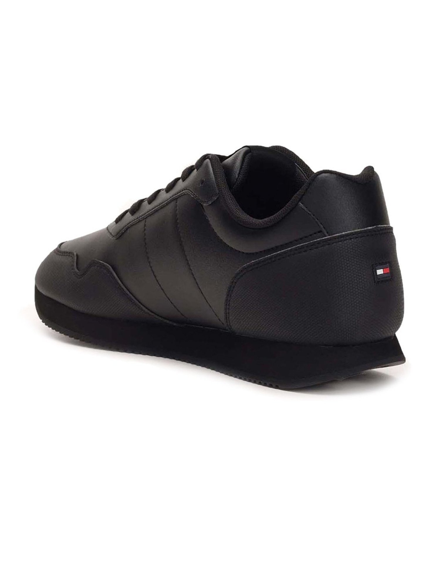 Tommy Hilfiger Men's Triple Black Casual Sneakers