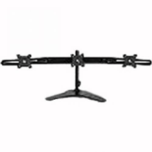 Planar 997-6035-00  Triple Monitor Stand - Stand for 3 LCD displays ( Tilt  and  Swivel ) - screen size: 17" - 24" - mounting interface: 100 x 100 mm, 75 x 75 mm