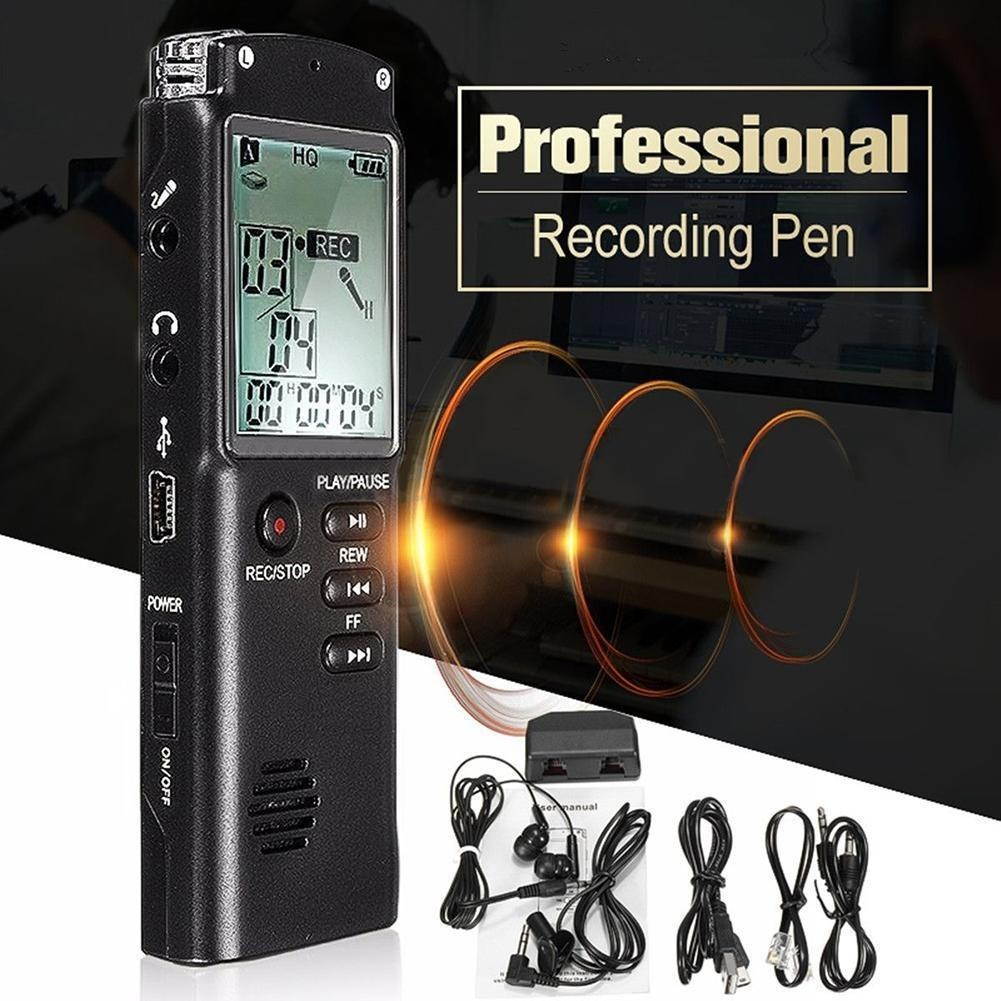 8GB Rechargeable USB Spy Pen Digital Audio Voice Recorder Dictaphone Mp3 Player # 8GB - 8GB