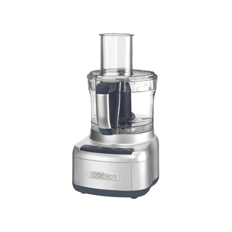 Cuisinart Elemental 8 Cup Kitchen Electric Chopper Food Processor Blender, Silver (Certified Refurbished)
