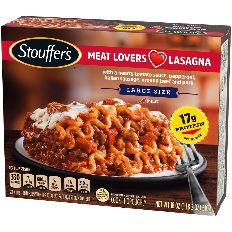 Stouffer's Meat Lovers Frozen Lasagna - 18oz