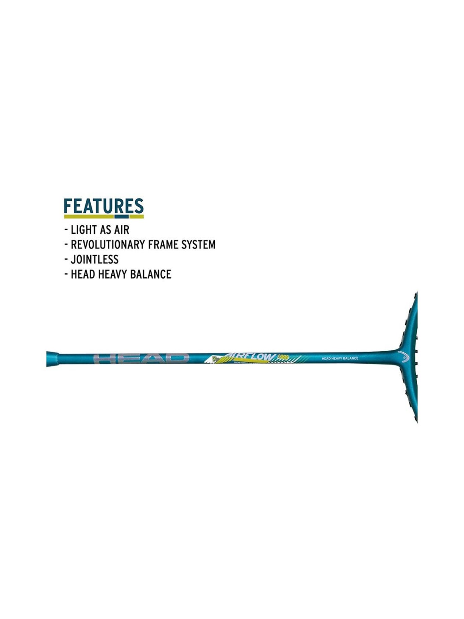 Head Blue Badminton Racquet Airflow 1000