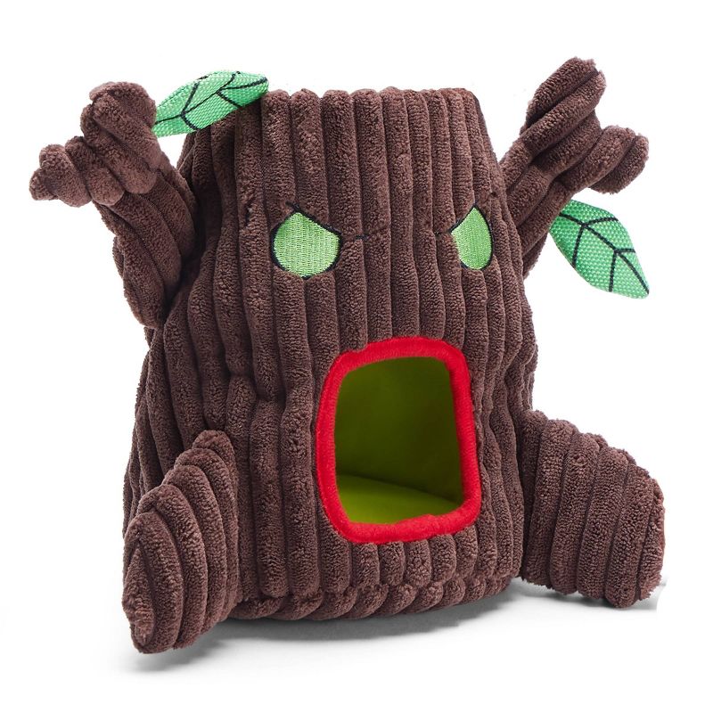 Bark Stumpy Hollow Dog Toy - Brown