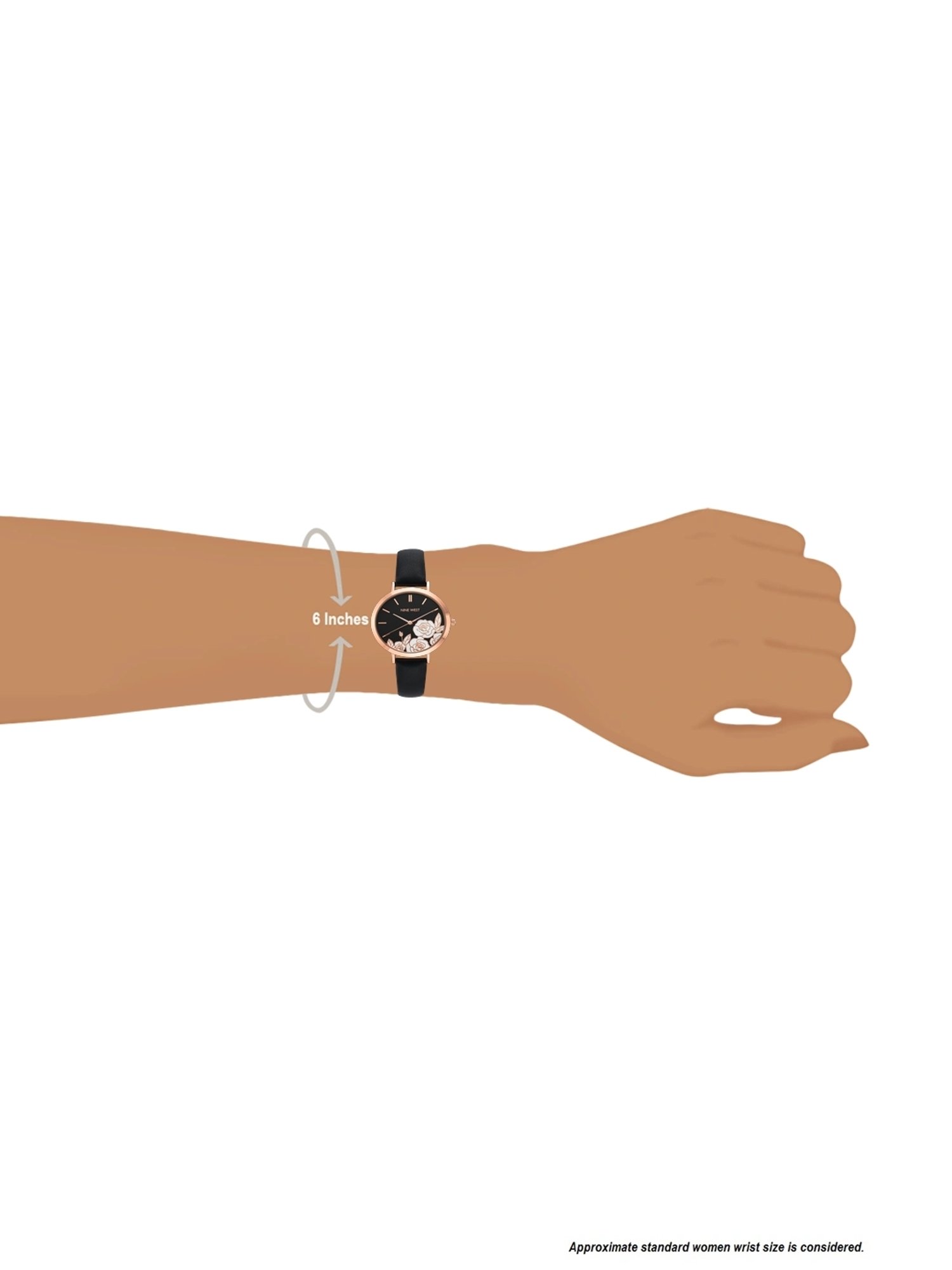 Nine West NW-2680FLBK Analog Watch for Women