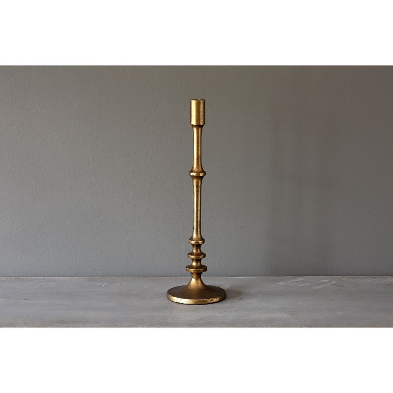 Park Hill Collection Cast Aluminum Classic Candle Stick, Tall