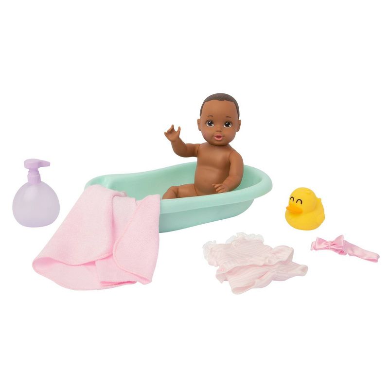 Perfectly Cute 8" My Lil' Baby Bath Set - Brown Eyes
