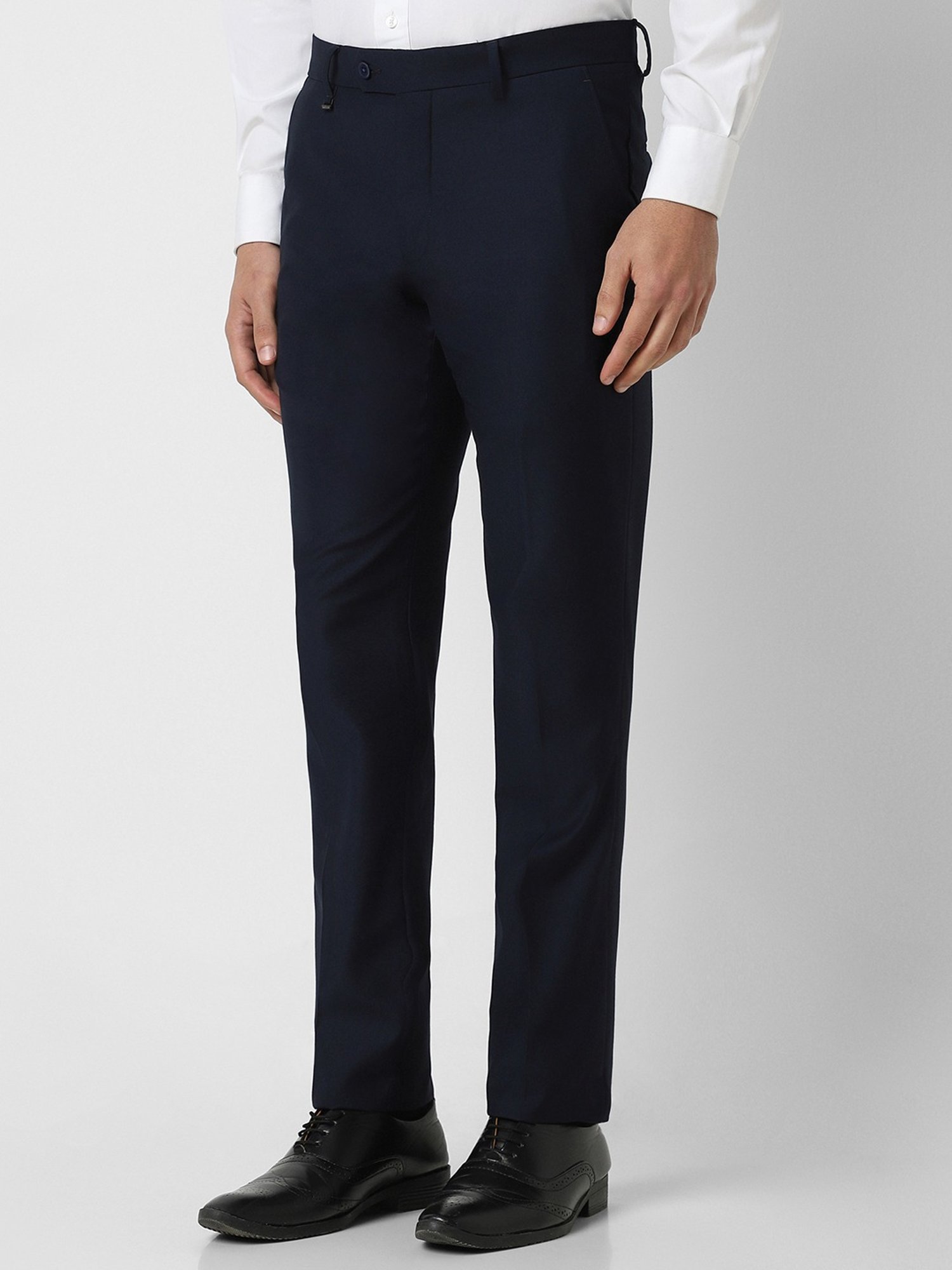 Van Heusen Navy Slim Fit Trousers