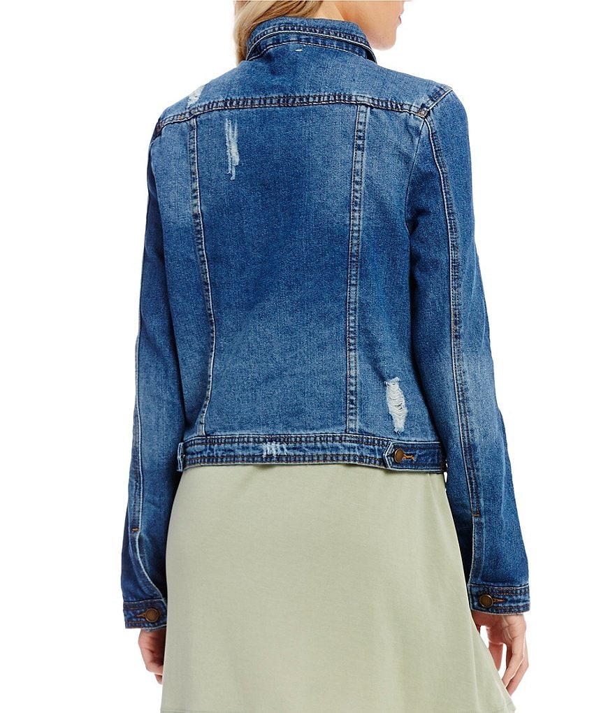 Sundown by Splendid Coordinating Joey Acid Wash Zip Front Hoodie