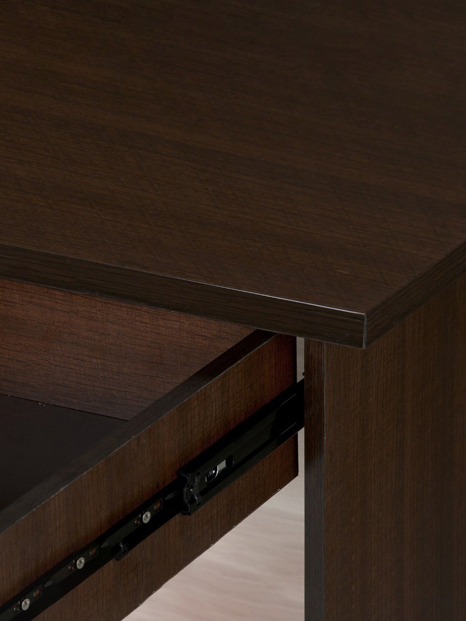 Nilkamal Enzo Brown & Ash Grey Engineered Wood Office Table