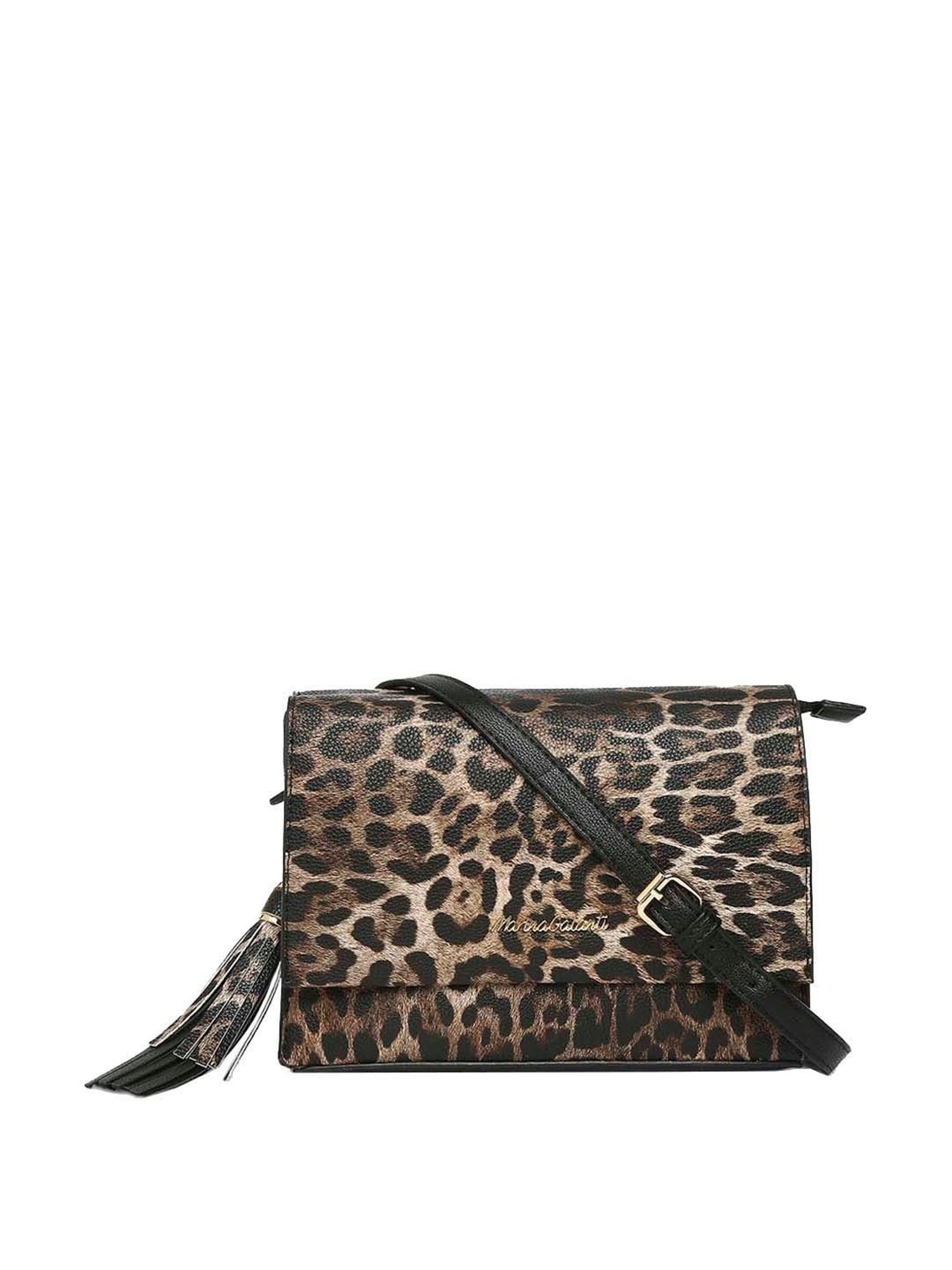 Marina Galanti Brown Printed Medium Sling Handbag
