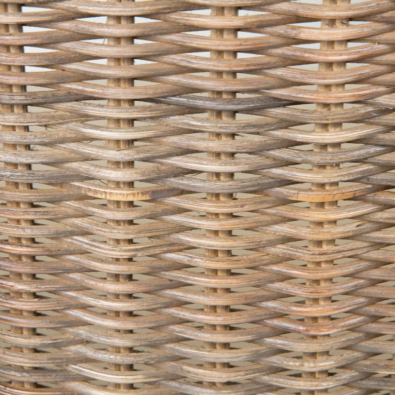 Hollis Rattan Counter Height Barstool Gray - East At Main