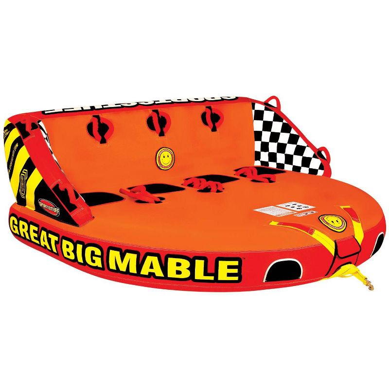 Sportsstuff Mable 4-Rider Towable Tube & Airhead 4K Booster Towing System
