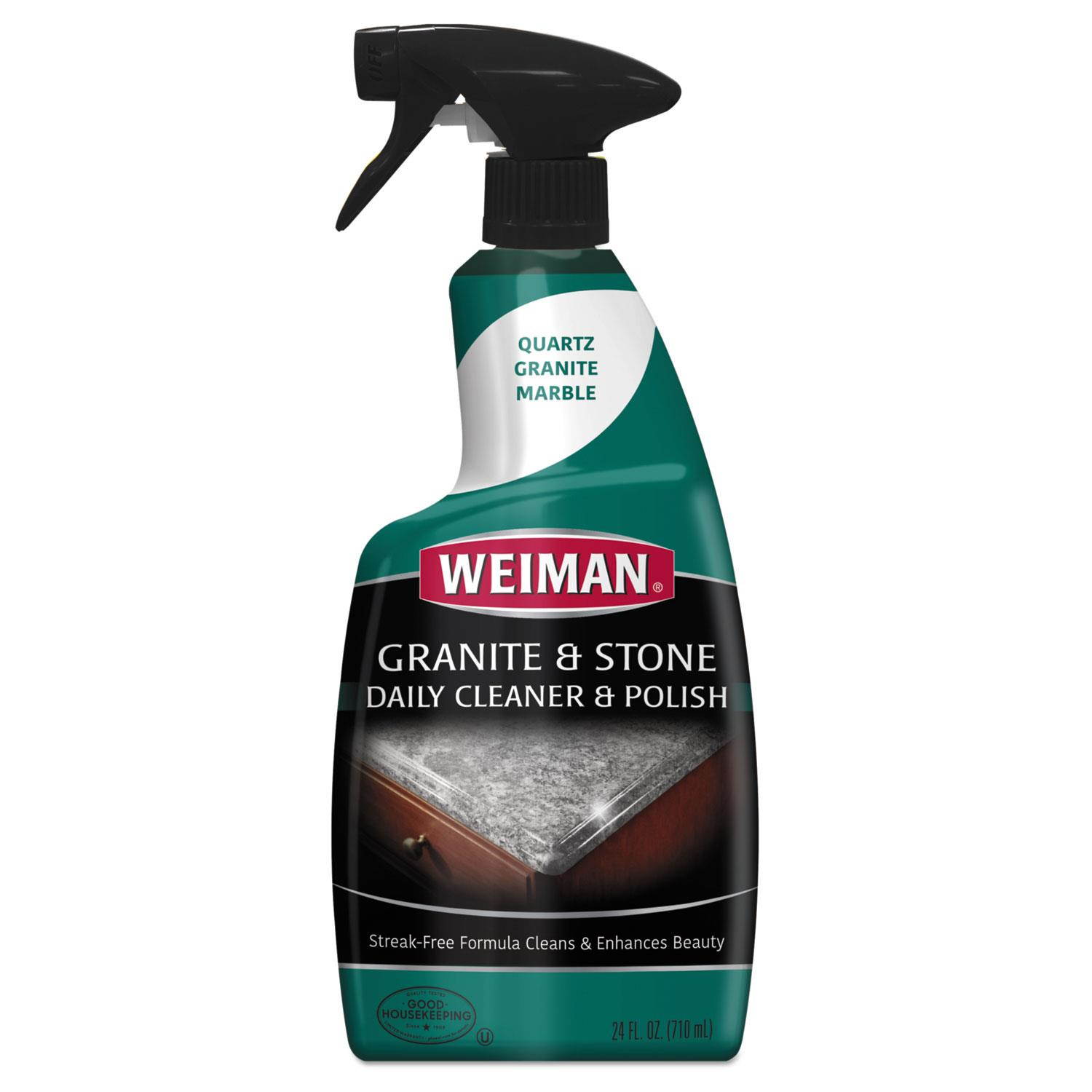 WEIMAN Granite Cleaner and Polish Citrus Scent 24 oz Bottle 6/Carton 109
