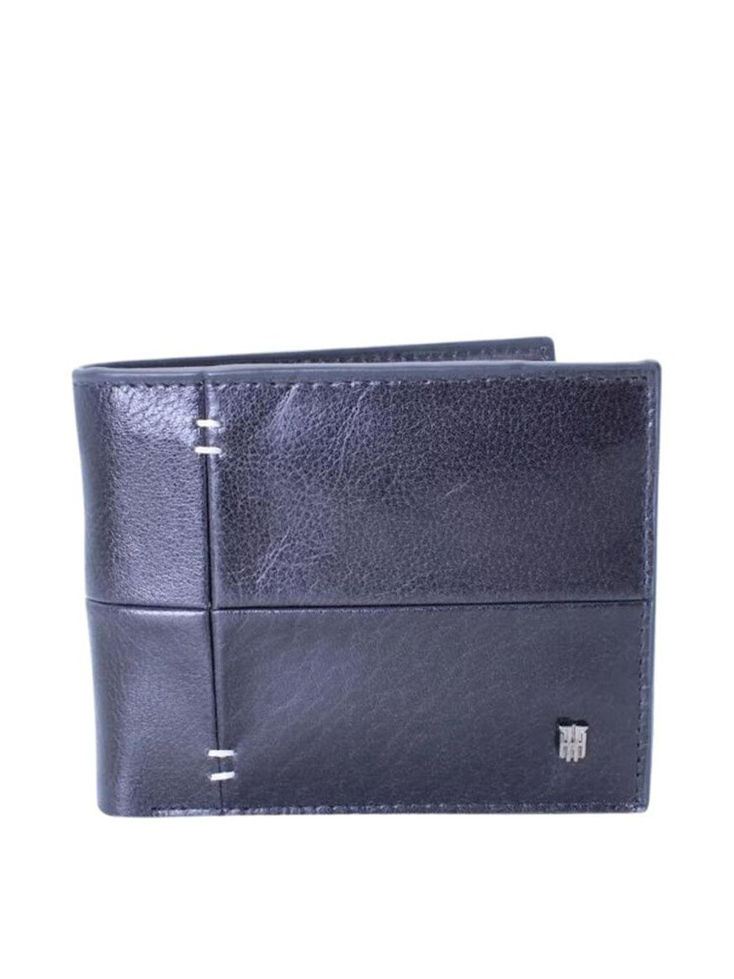 THE HOLISTIK Delta Black Casual Leather Bi-Fold Wallet for Men