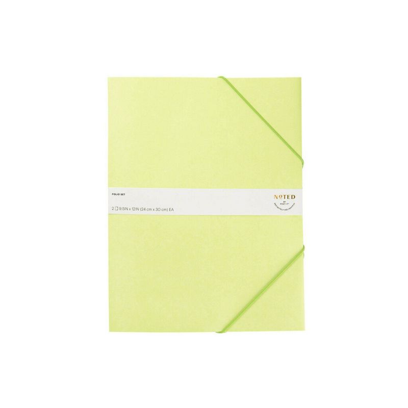 Avocado People 2 Pocket Paper Folder Pink - Greenroom