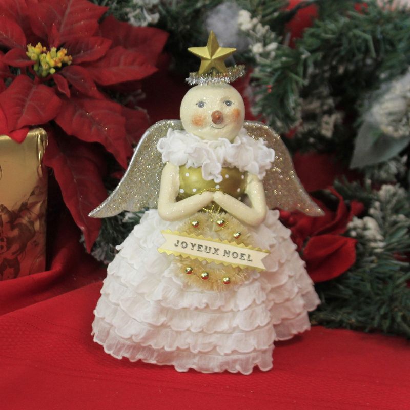 Heather Myers 8.0" Gwedolyn Joyeux Noel Gold Star  -  Decorative Figurines