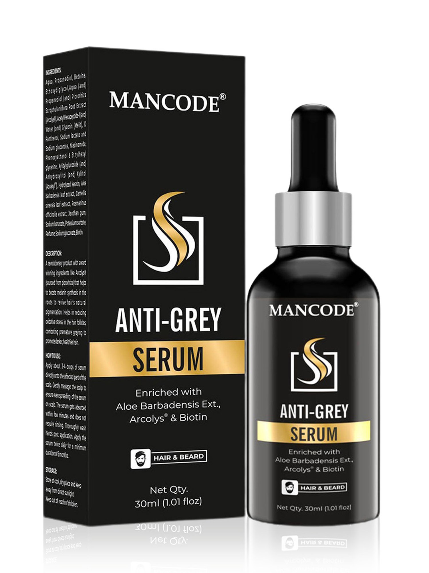 Mancode Anti-Grey Serum - 30 ml