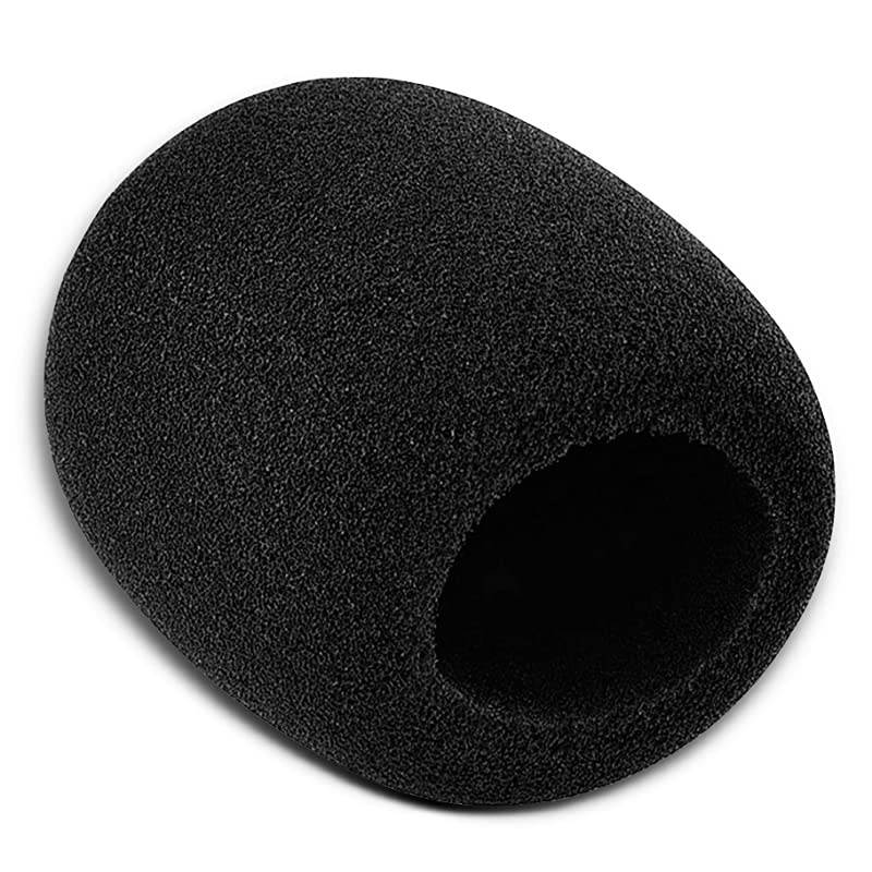 Large Mic Cover For MXL, Audio Technica AT2020 and Other Large Microphones, Microphone Cover Foam, Microphone Filter, Mic Foam Cover, Foam Microphone Cover