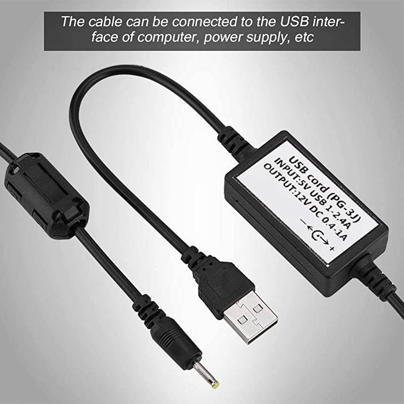 PG3J Walkie Talkie Charging Cable USB Charger for Kenwood THF6 THF6A THF6E THF7 THF7E THF7A THK2ET Two Way Radios