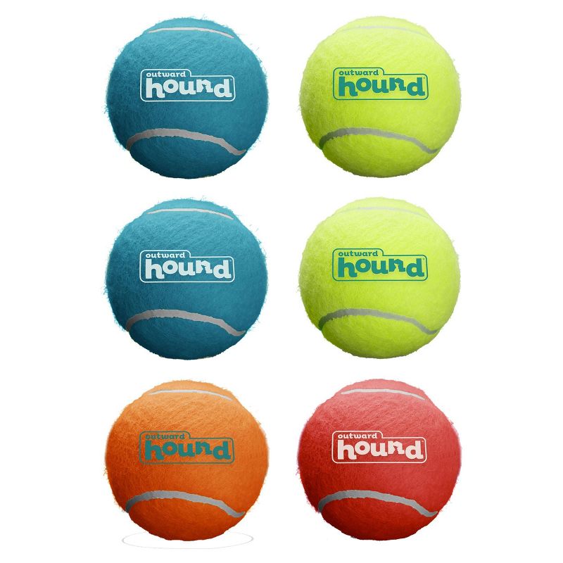 Outward Hound Squeaker Ball Dog Toy - 6pk