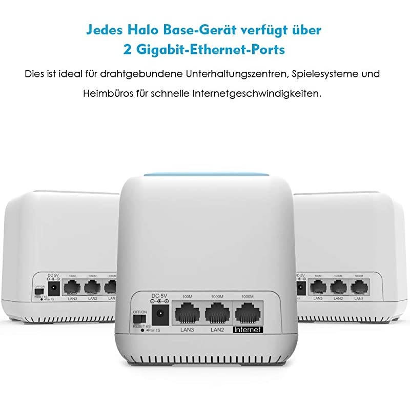 Smart Mesh WiFi System 24GHz+5Ghz Smart WiFi Router Mesh with Touchlink FunctionNewest High Power WiFi RouterWiFi Extender for WholeHome Mesh Network