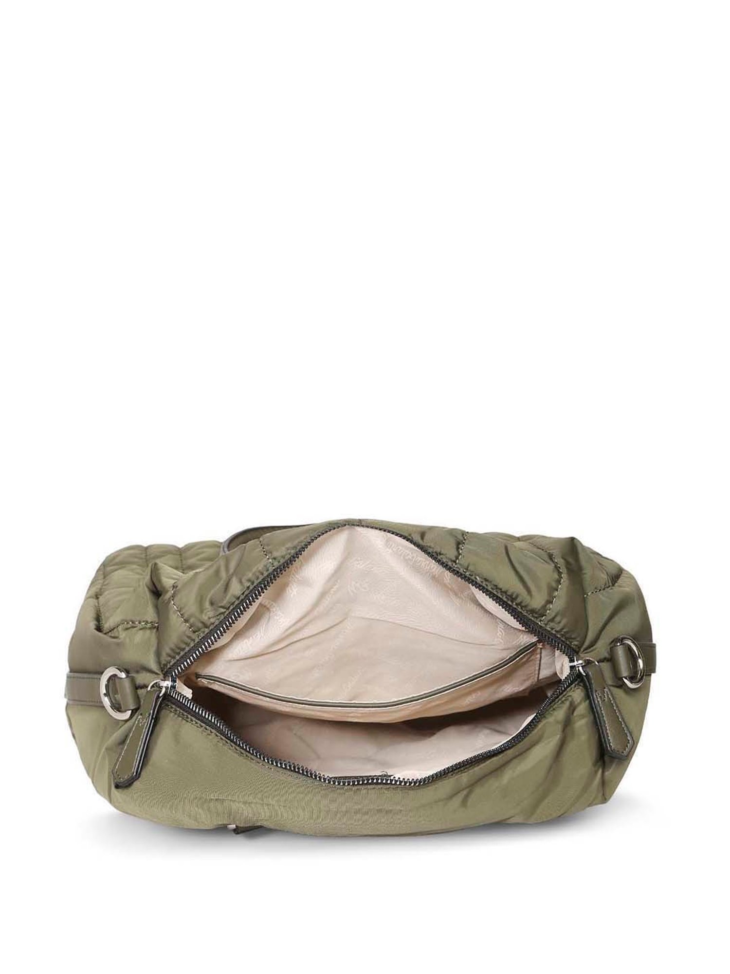 Marina Galanti Olive Quilted Medium Bowler Bag
