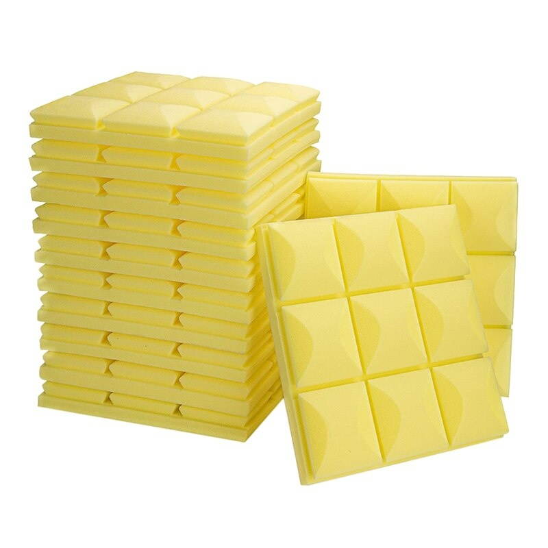12Pcs Mushroom Acoustic Panel 30x30x5cm Acoustic Foam Studio Wedge Tile Sound Panel Soundproof Insulation Absorbing Foam