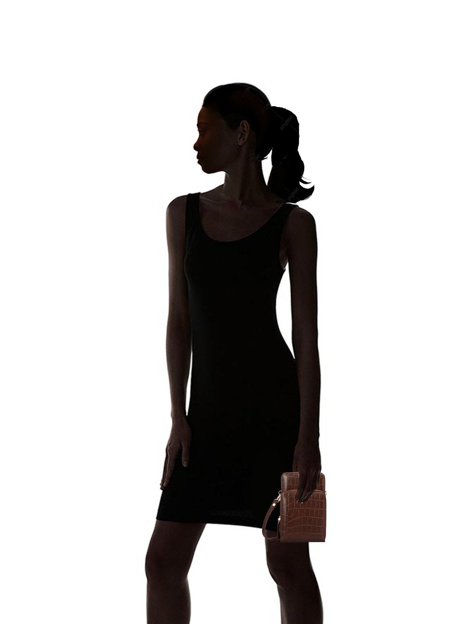 Lino Perros Brown Textured Mobile Pouch