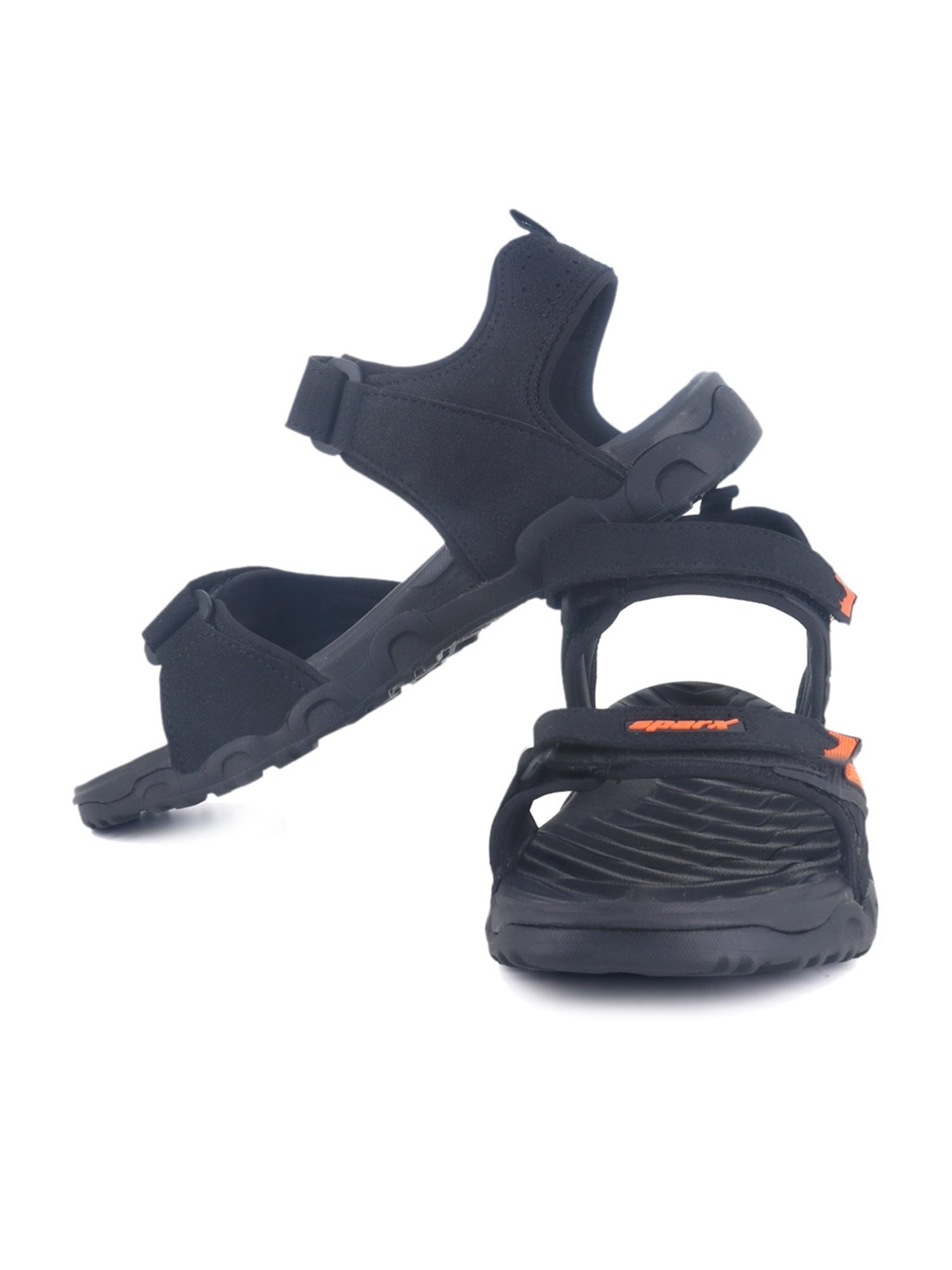 Sparx Men's Black Floater Sandals