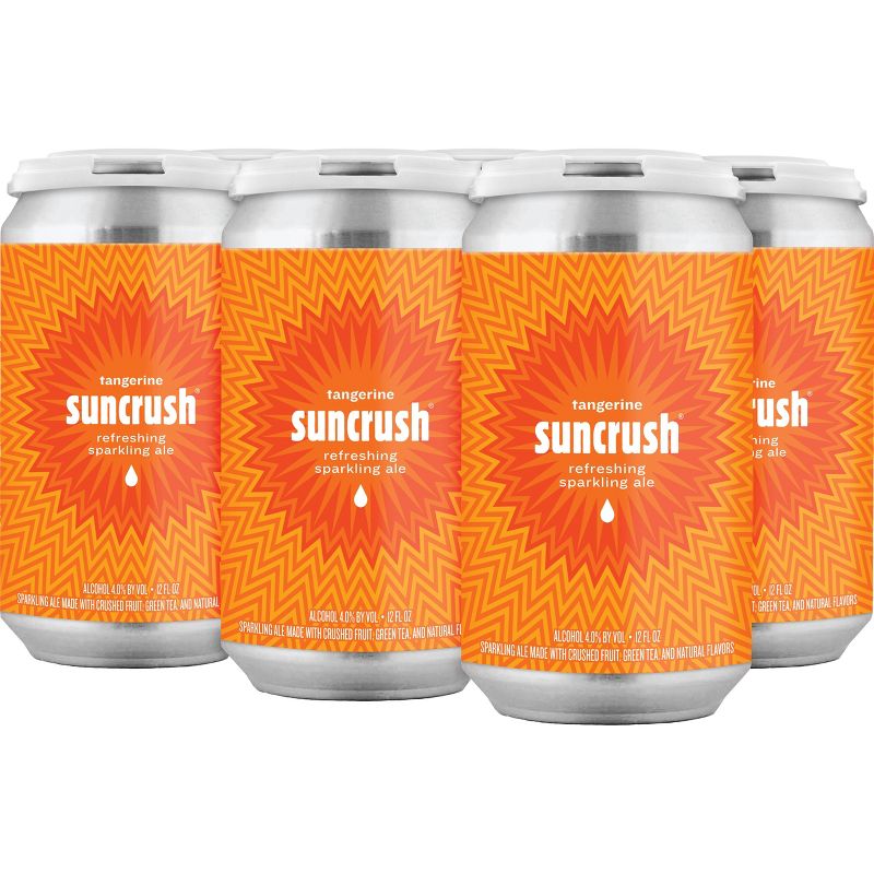 Suncrush Tangerine Sparkling Ale Beer - 6pk/12 fl oz Cans