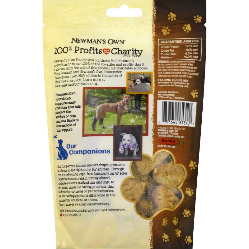 Newman's Own Peanut Butter Biscuits Dog Treat - 10oz