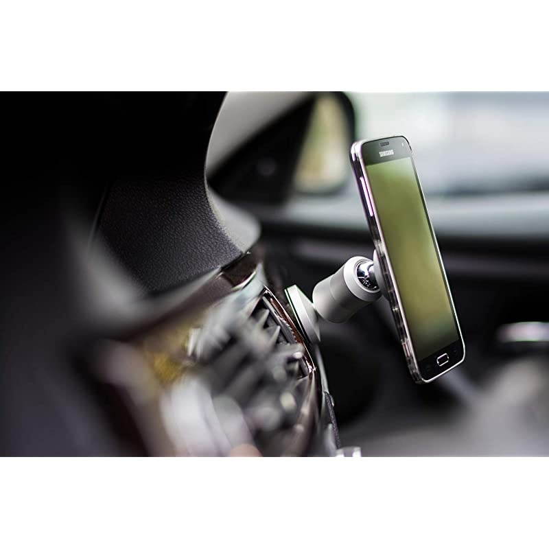 The Original Dual Magnetic Movable Phone Holder and Tablet Mount (Gold)