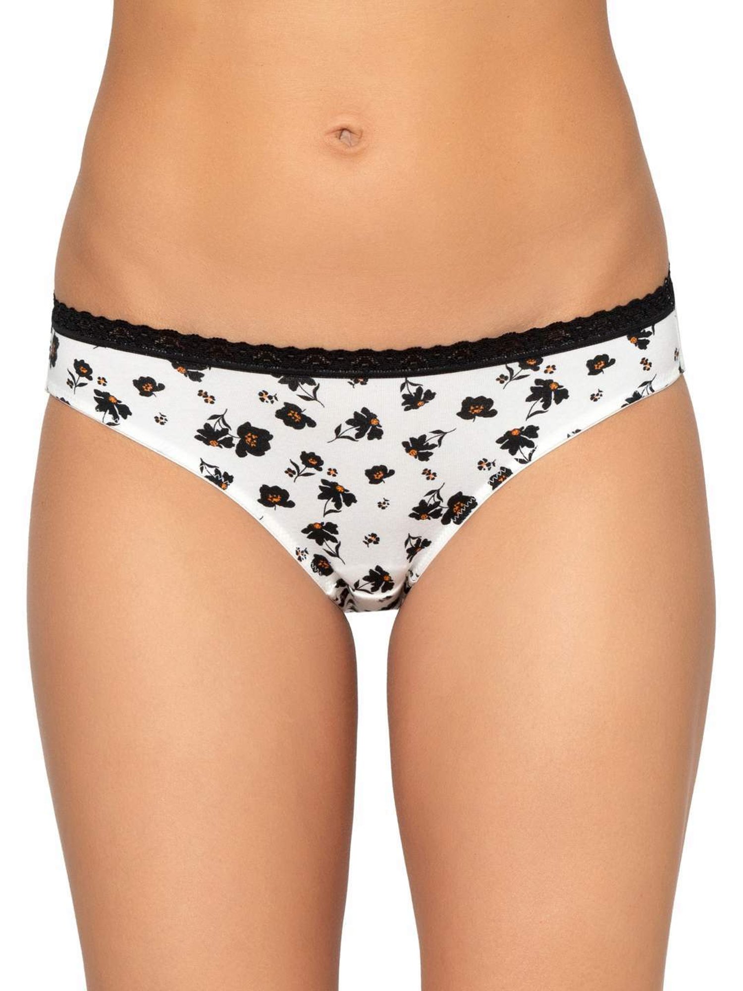 Lyra Assorted Color Cotton Printed Hipster Panties - Pack Of 4