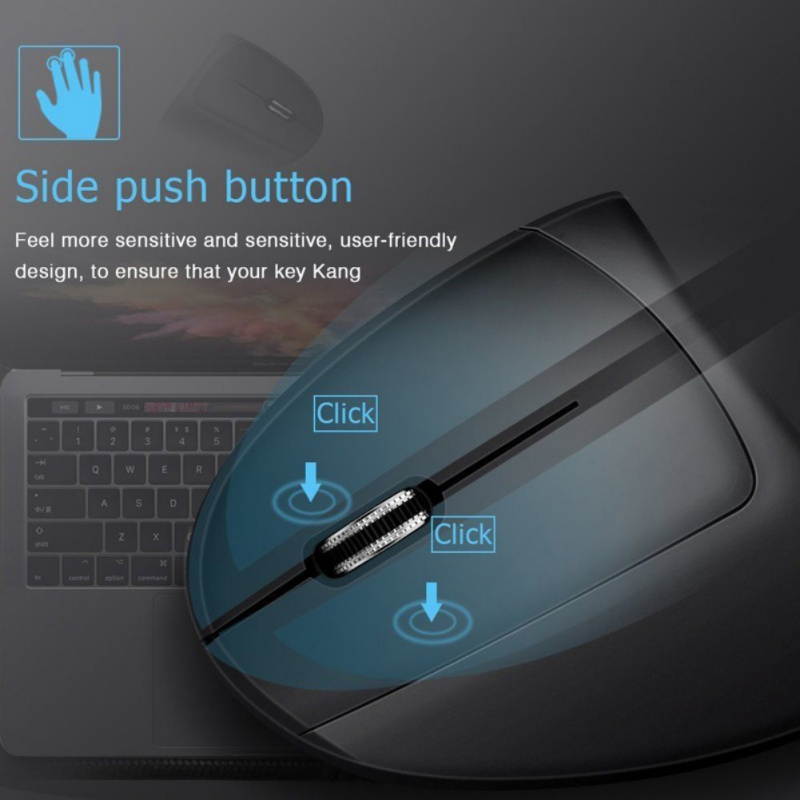 USB Wired Vertical Ergonomic Optical Mouse Portable Computer Office Gaming Upgraded Mice Mouse