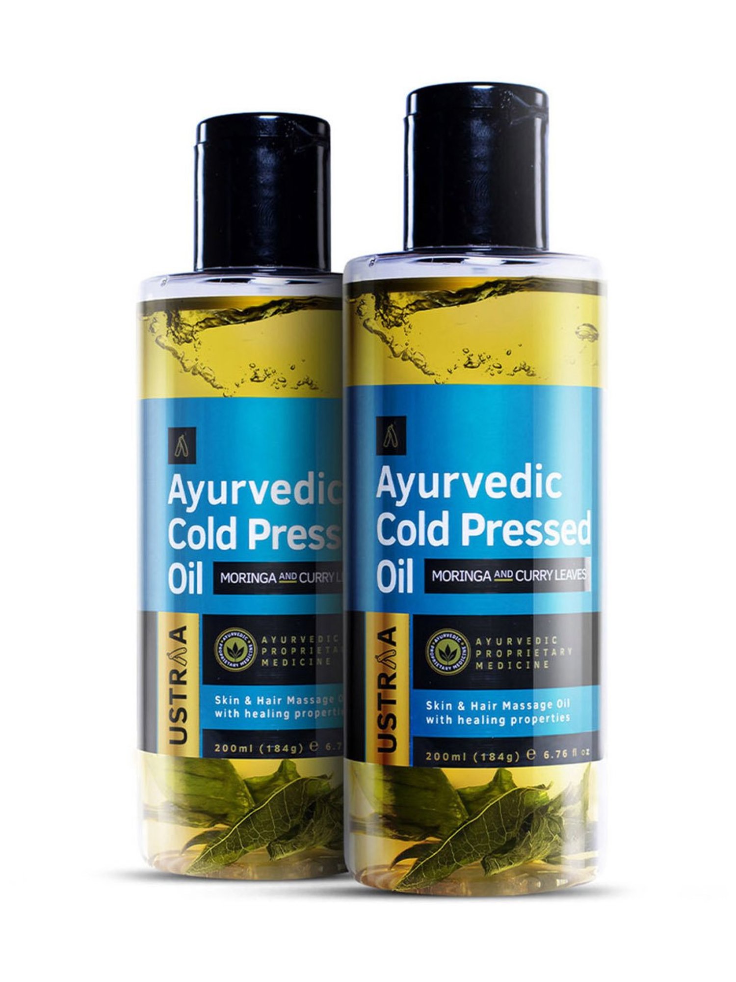 Ustraa Ayurvedic Beard Growth Oil & Hair Growth Vitalizer Combo