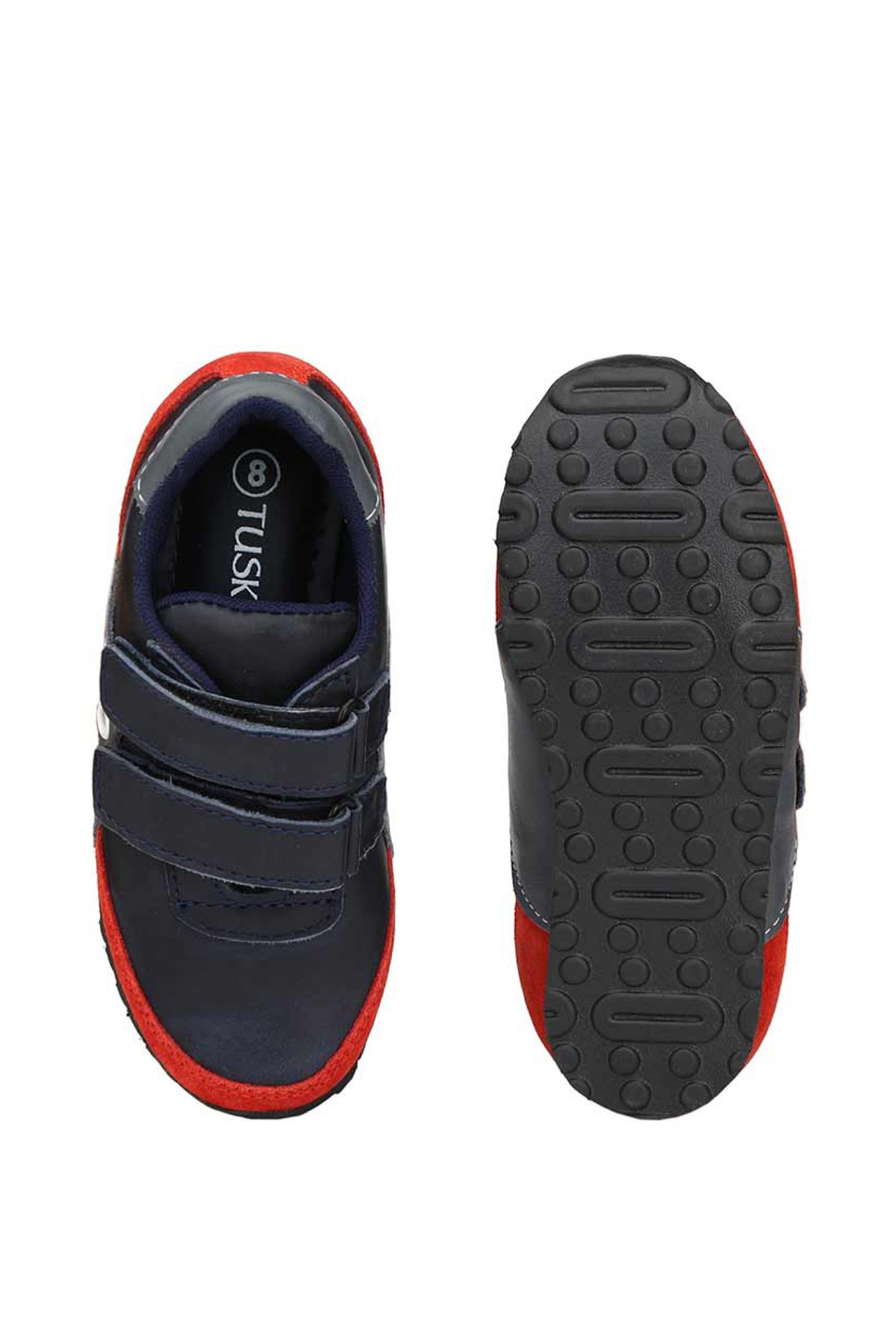 Tuskey Kids Blue Leather Sneakers