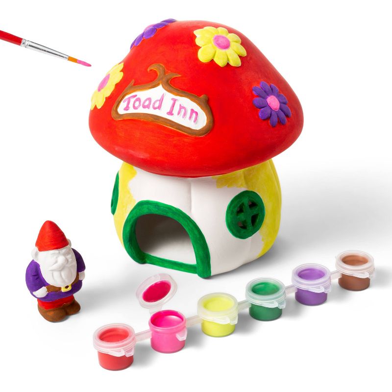 Paint-Your-Own Ceramic Gnome Home Kit - Mondo Llama™
