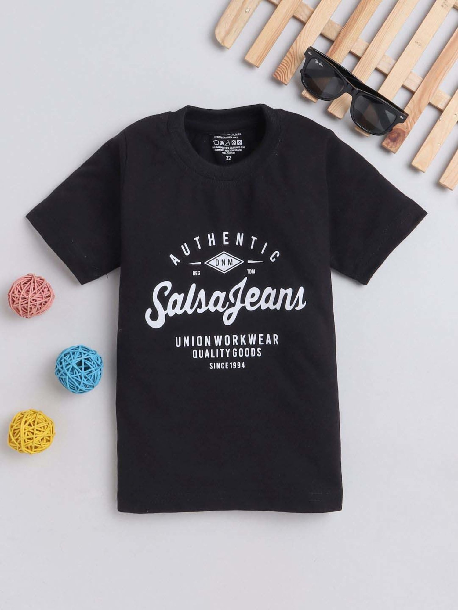 Fourfolds Unisex Multicolor Printed T-Shirt