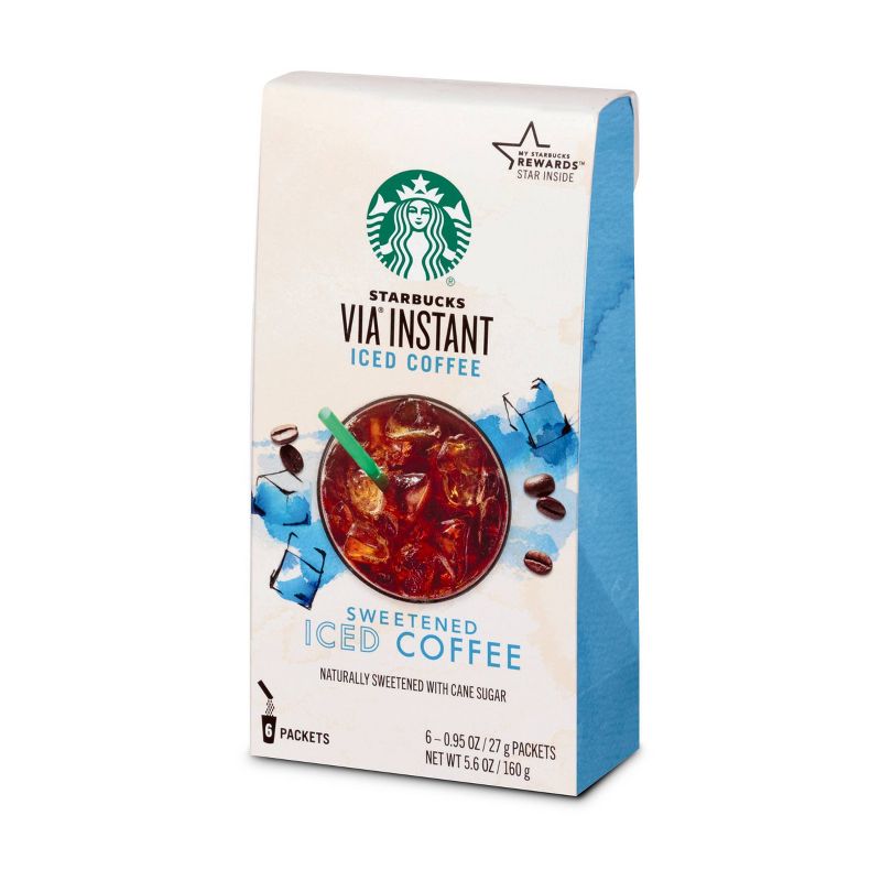 Starbucks VIA Instant Sweetened Iced Coffee - 6ct