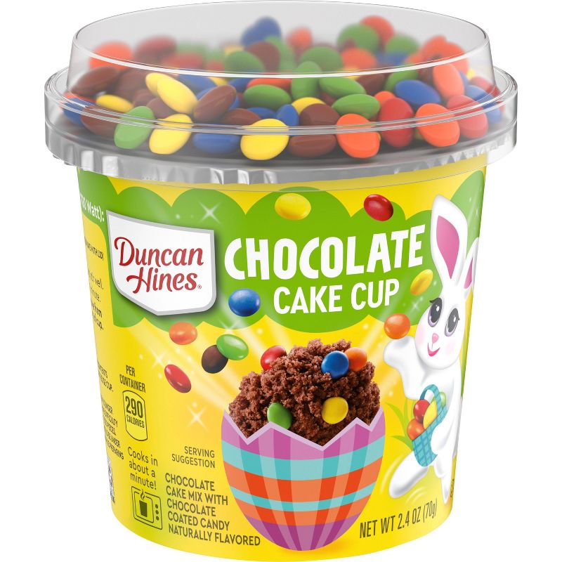 Duncan Hines Candy Cake Cup - Spring Bunny 12/2.4oz