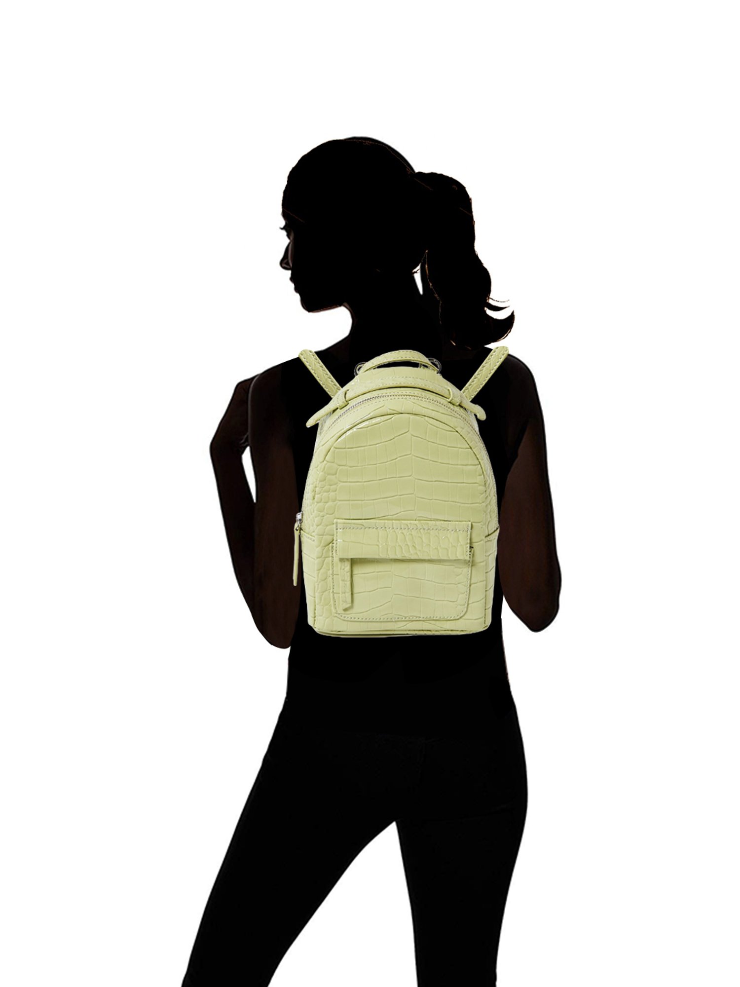 Forever 21 Green Animal Effect Medium Backpack