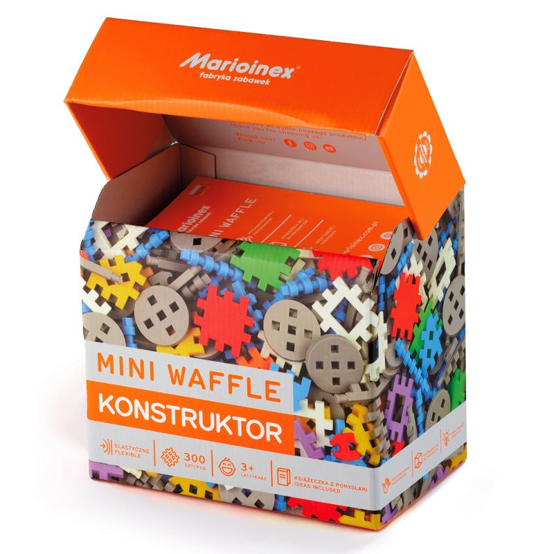 ECR4Kids Mini Waffle Blocks Konstructors - 300 Piece