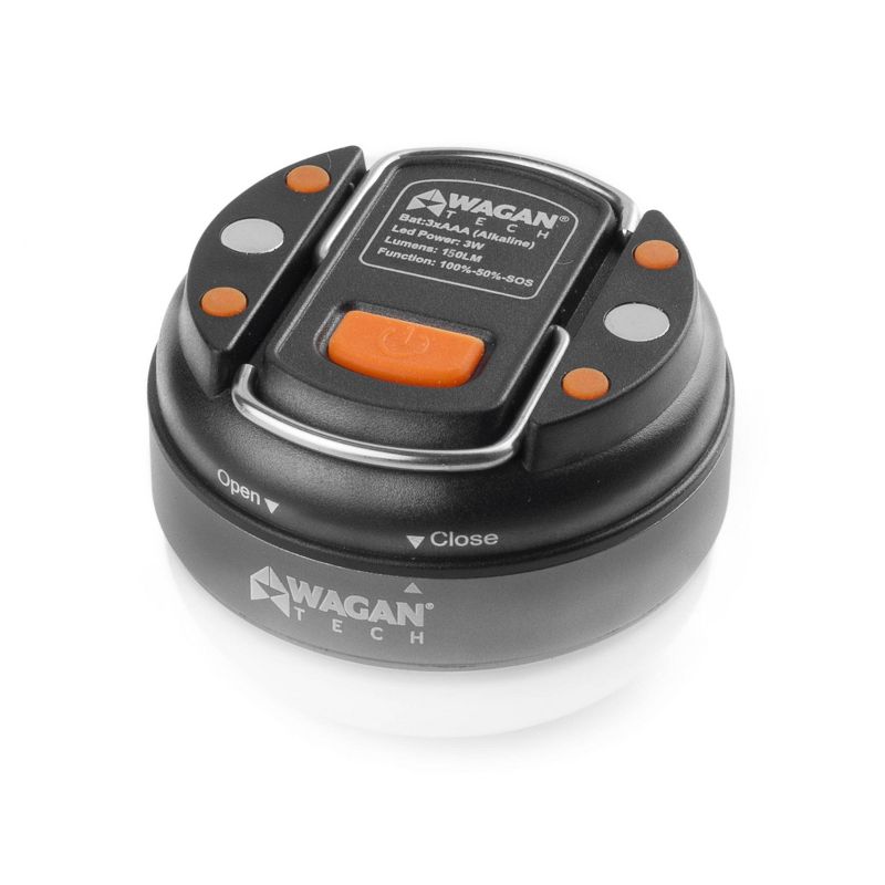 Bell + Howell 1398 TacLight Portable Collapsible Energy Efficient LED Camping Outdoor Flashlight Lantern with Foldaway Handle (2 Pack)