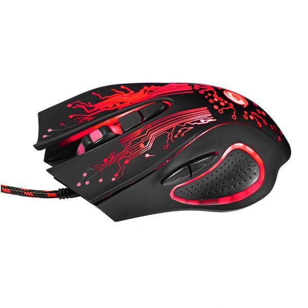 A885 5500DPI 6-Button LED USB Optical Wired Gaming Mouse for Pro Gamer