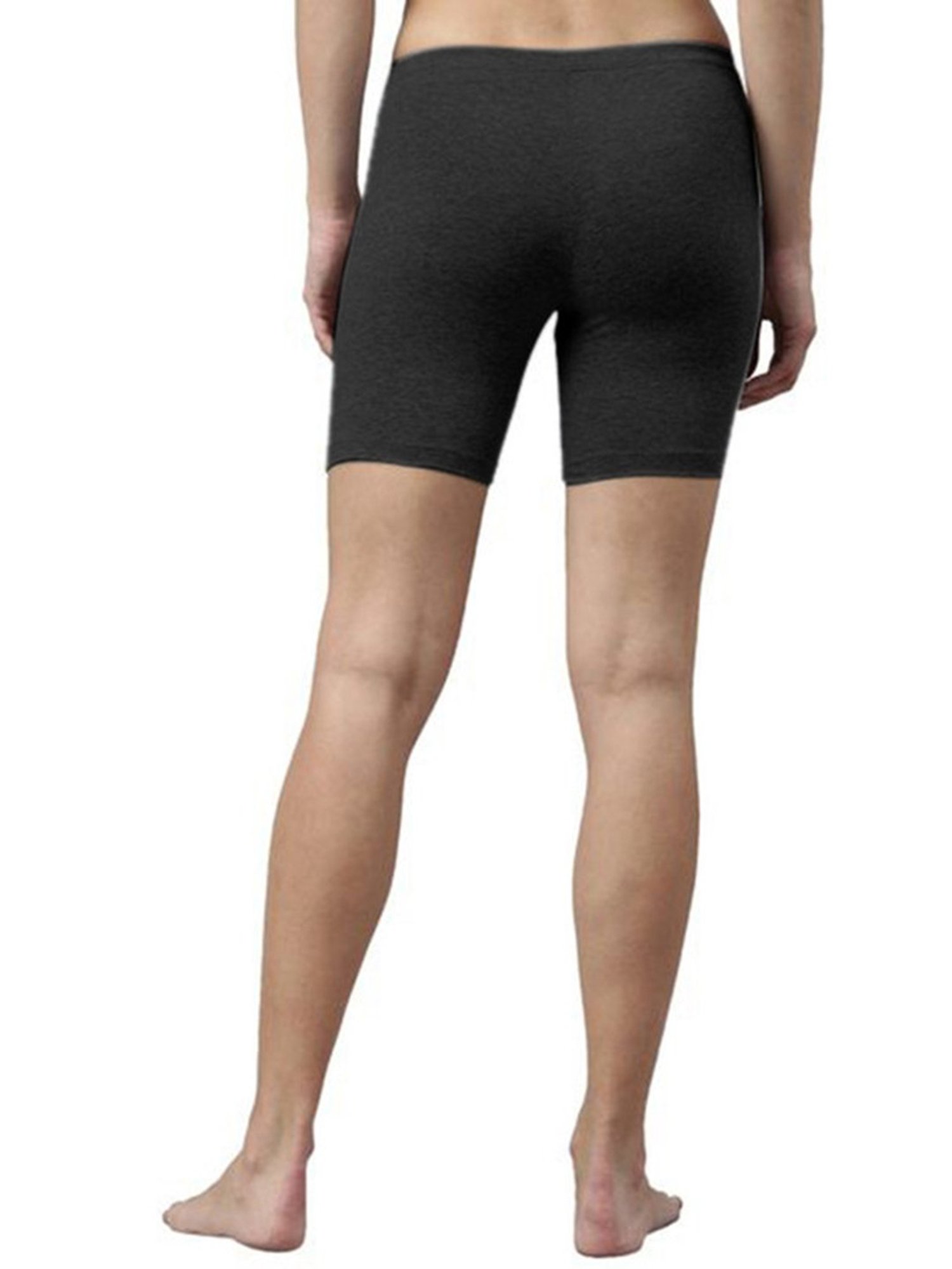 SELVIA Black Sports Shorts
