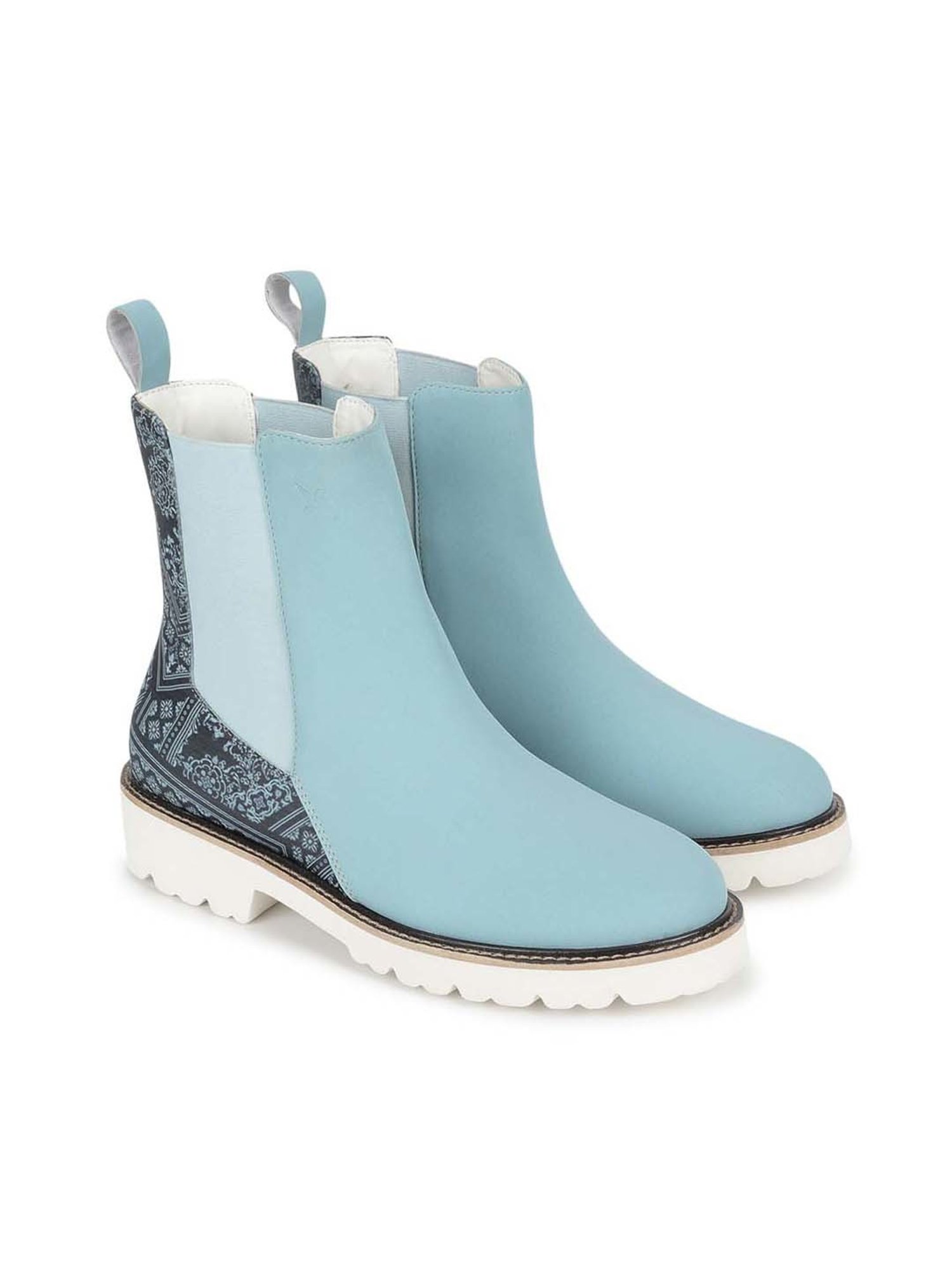 Yoho Women's Blue Chelsea Boots