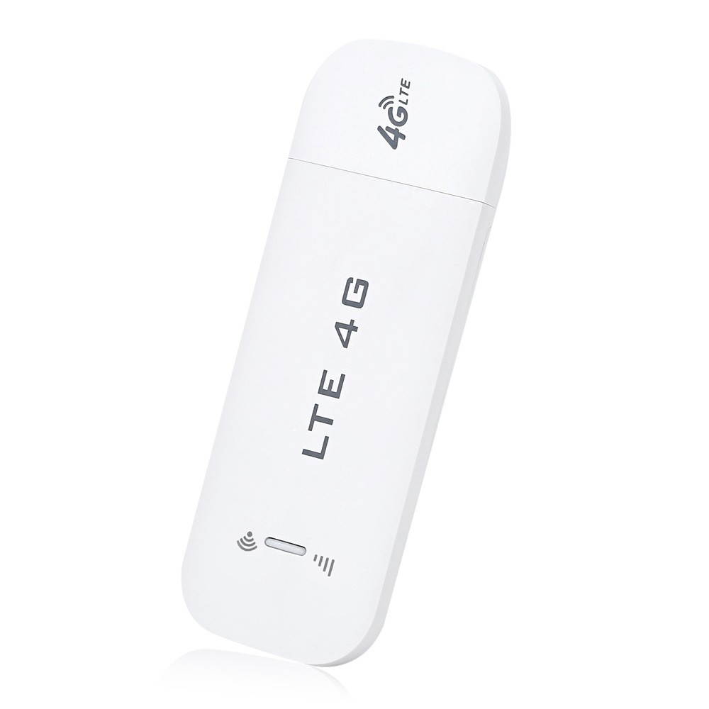 Unlocked QR91F 4G LTE USB WiFi Modem Router 100M Mini Portable USB WiFi Dongle FDD-LTE/WCDMA/CDMA/EVDO US Version White