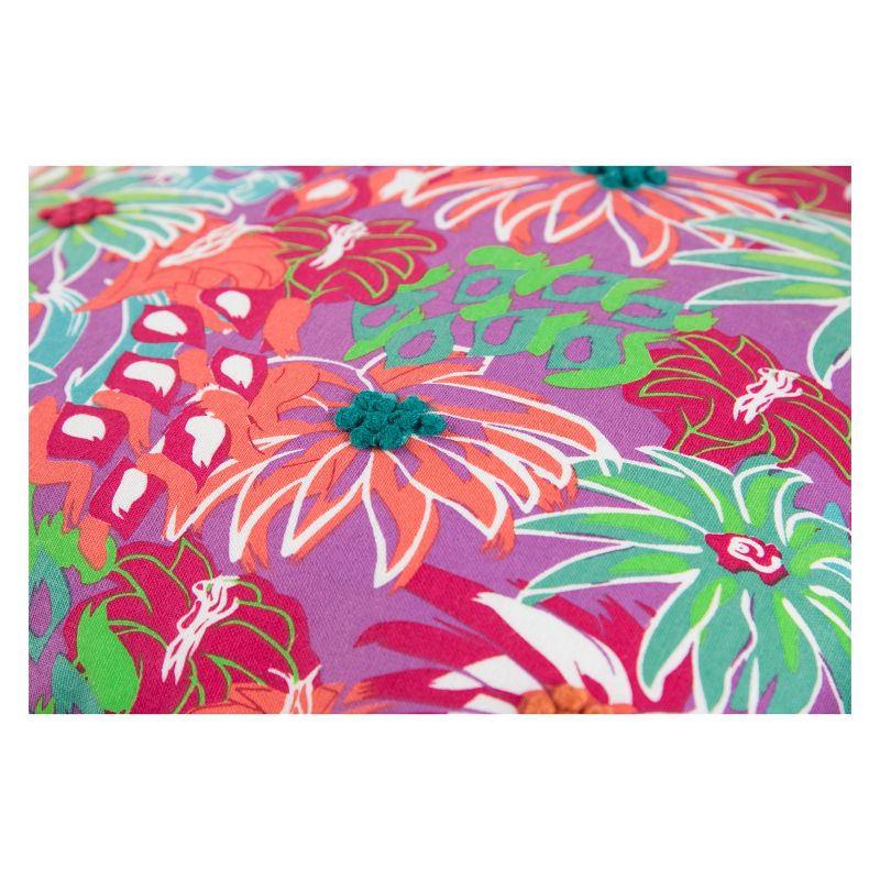 Simply Southern Floral Throw Pillow Purple - Rizzy Home